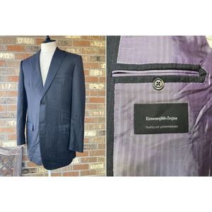 Size EU52L US42 ERMENEGILDO ZEGNA Traveller Micronsphere Sport Coat Jacket